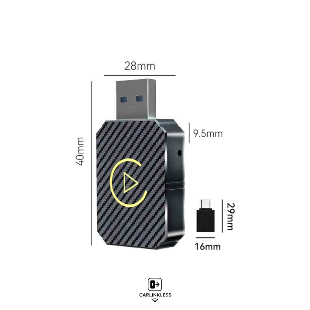 Carlinkless – Clé USB CarPlay sans fil universelle